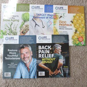 LIFE EXTENSION MAGAZINE Lot Of 5 Dec 2025 To Apr 2026 Issues For Healthier Life